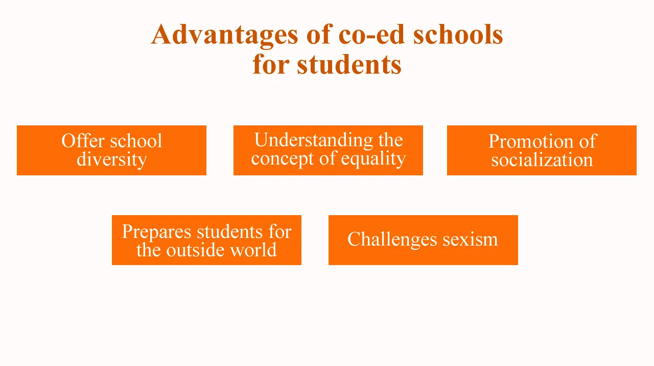 Advantages of co-ed schools for students