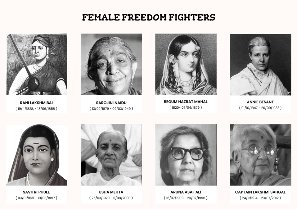 Female freedom fighters