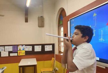 Myp 1 chandra turned into little scientists trying to launch their own   nano chandrayaans using air pressure as the energy.... Enthusiasm at its peak…