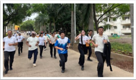 Run for Health: Whole School Marathon Energizes Gurukul
